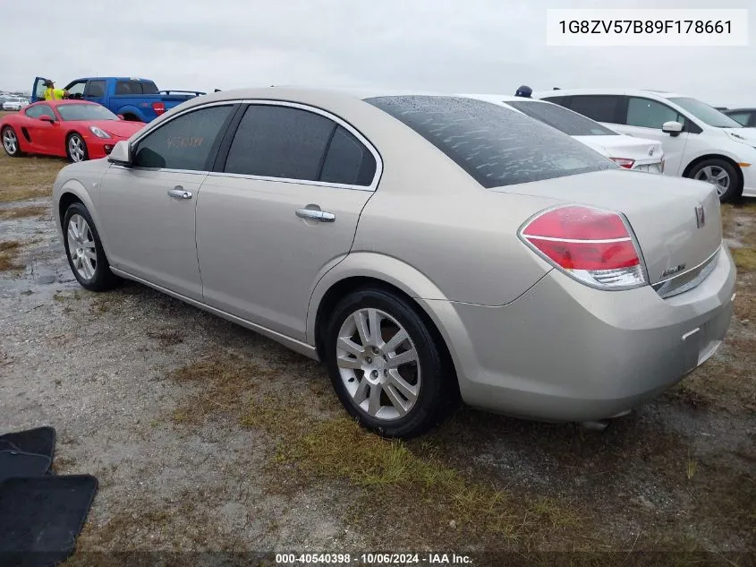 2009 Saturn Aura Xr VIN: 1G8ZV57B89F178661 Lot: 40540398