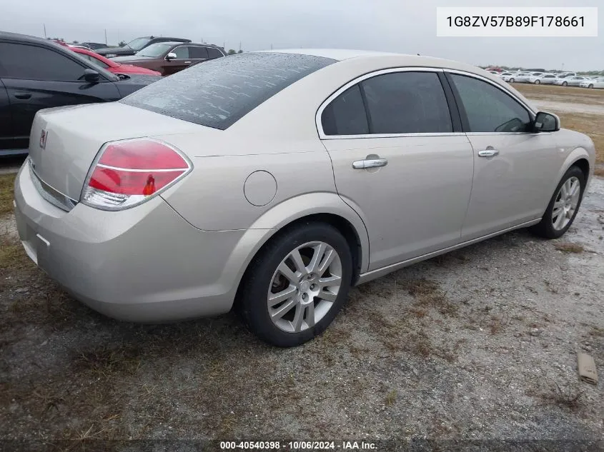 2009 Saturn Aura Xr VIN: 1G8ZV57B89F178661 Lot: 40540398