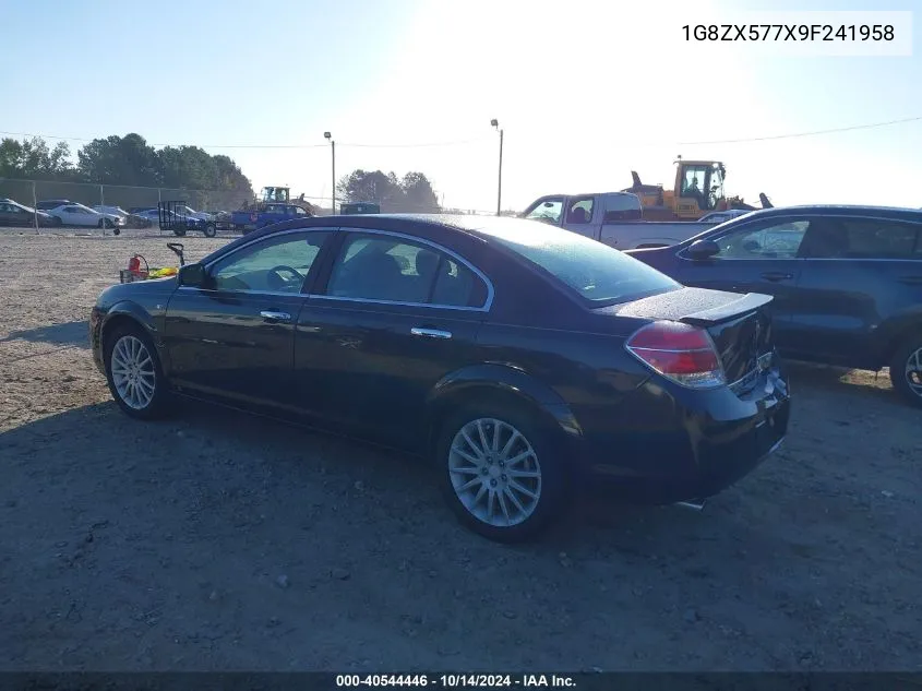 2009 Saturn Aura Xr VIN: 1G8ZX577X9F241958 Lot: 40544446