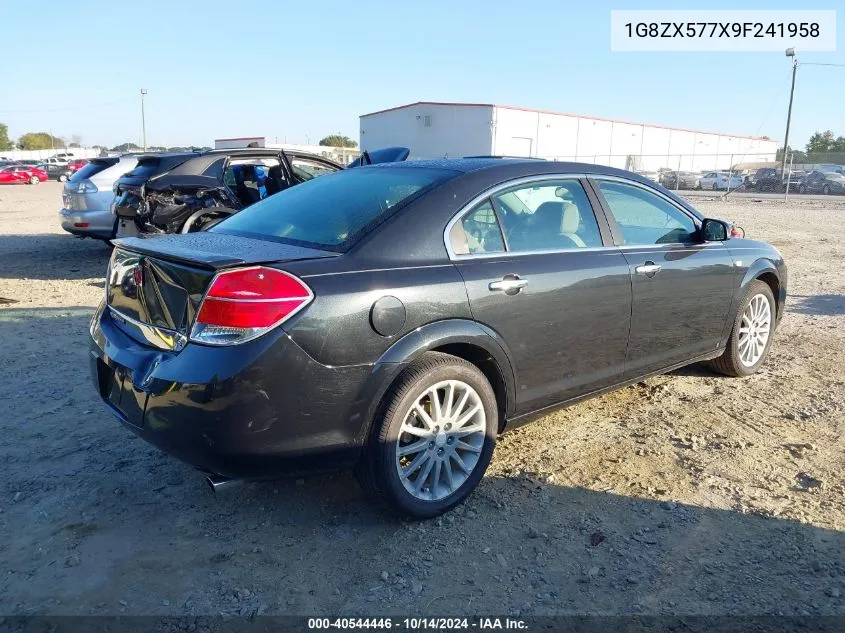 2009 Saturn Aura Xr VIN: 1G8ZX577X9F241958 Lot: 40544446