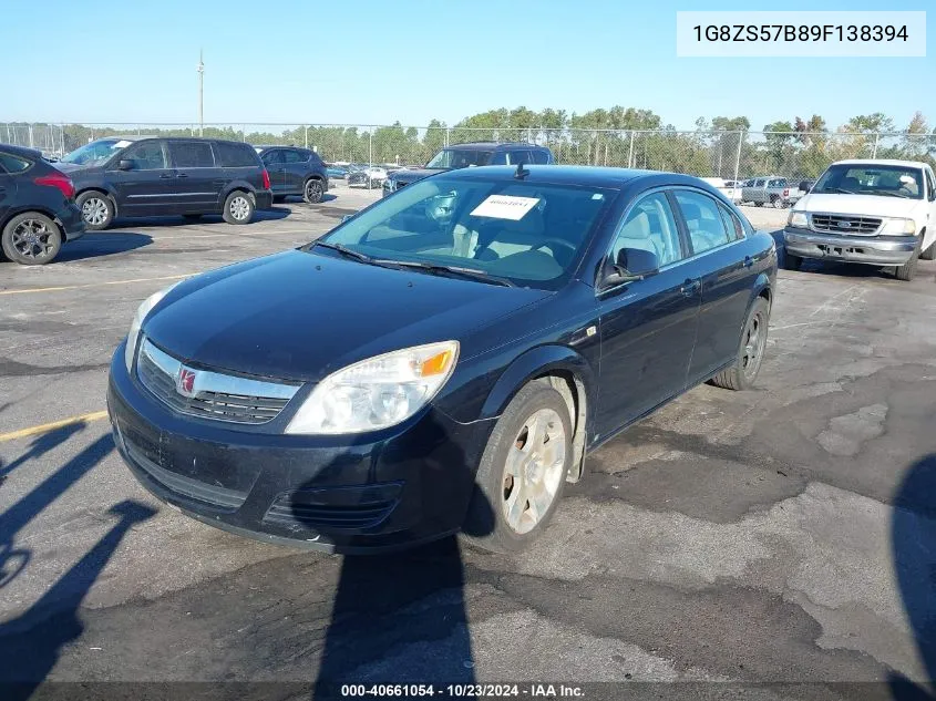 1G8ZS57B89F138394 2009 Saturn Aura Xe