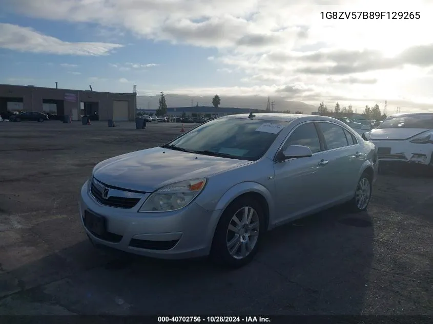 2009 Saturn Aura Xr VIN: 1G8ZV57B89F129265 Lot: 40702756