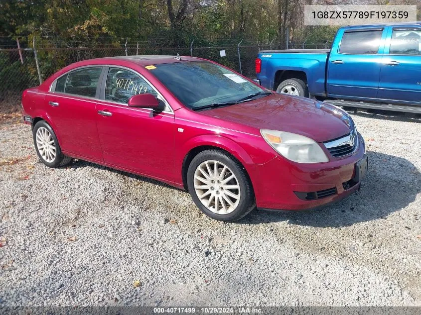 2009 Saturn Aura Xr VIN: 1G8ZX57789F197359 Lot: 40717499