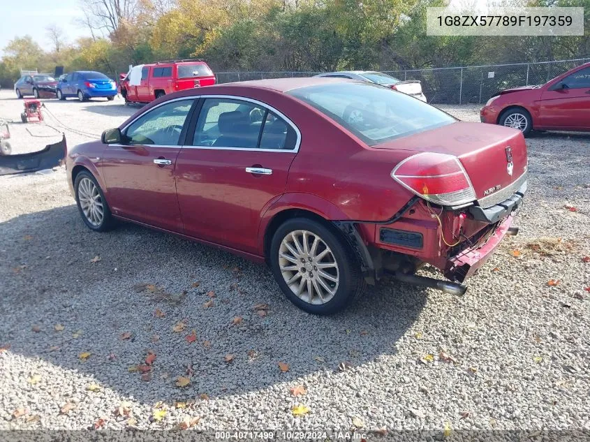 2009 Saturn Aura Xr VIN: 1G8ZX57789F197359 Lot: 40717499