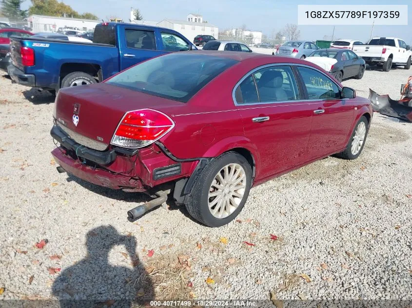 2009 Saturn Aura Xr VIN: 1G8ZX57789F197359 Lot: 40717499