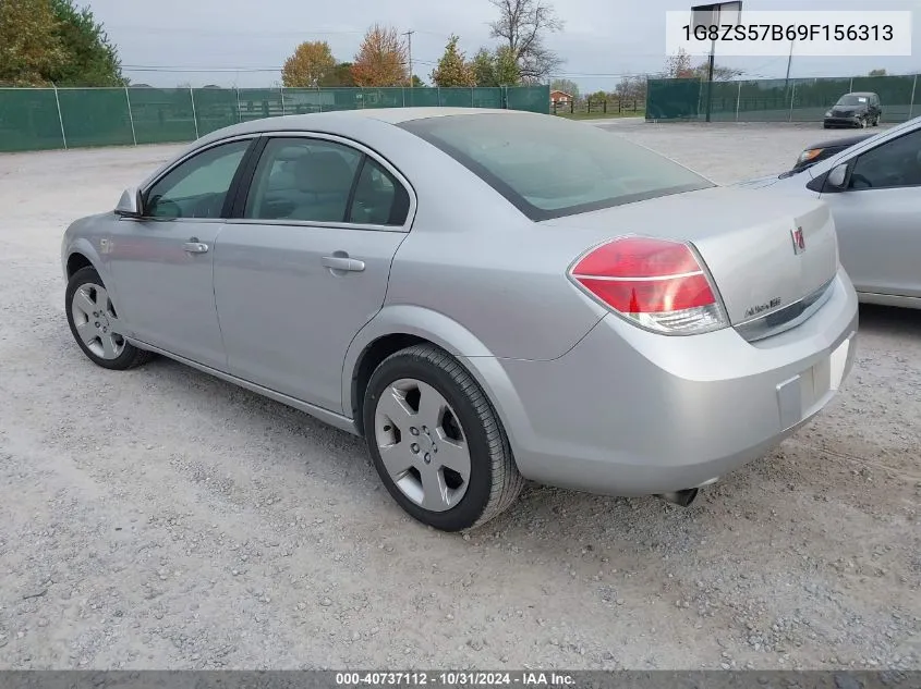 2009 Saturn Aura Xe VIN: 1G8ZS57B69F156313 Lot: 40737112