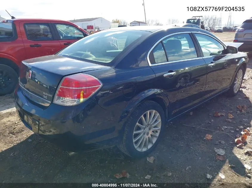 2009 Saturn Aura Xr VIN: 1G8ZX57769F204535 Lot: 40804995