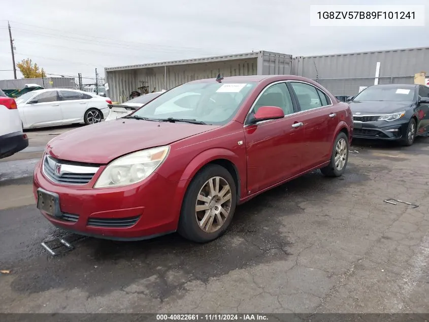 2009 Saturn Aura Xr VIN: 1G8ZV57B89F101241 Lot: 40822661