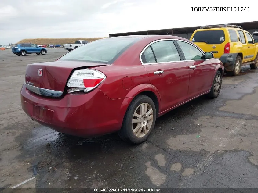 2009 Saturn Aura Xr VIN: 1G8ZV57B89F101241 Lot: 40822661