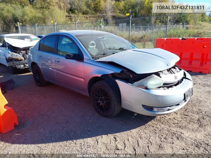 2003 Saturn Ion 3 VIN: 1G8AL52F43Z131811 Lot: 40621521