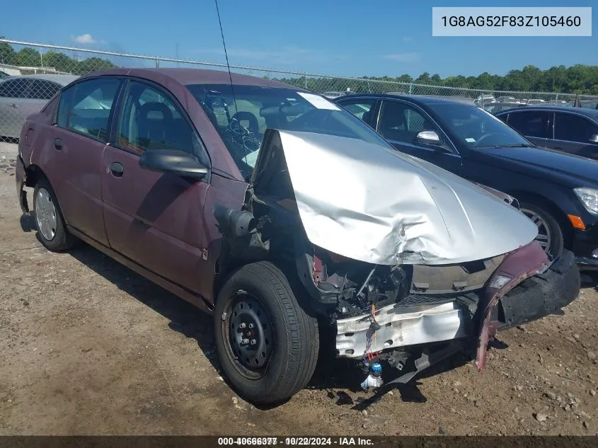 2003 Saturn Ion 1 VIN: 1G8AG52F83Z105460 Lot: 40666377