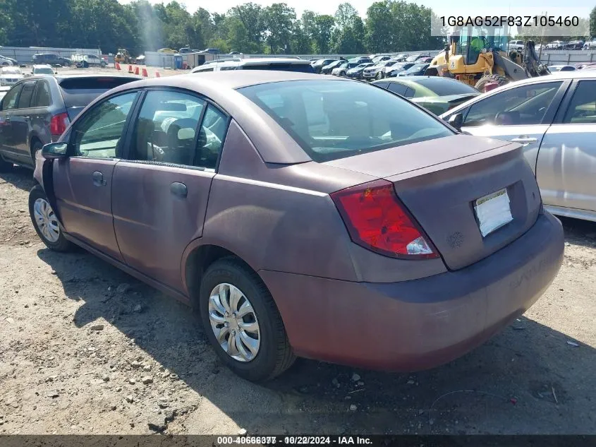 2003 Saturn Ion 1 VIN: 1G8AG52F83Z105460 Lot: 40666377