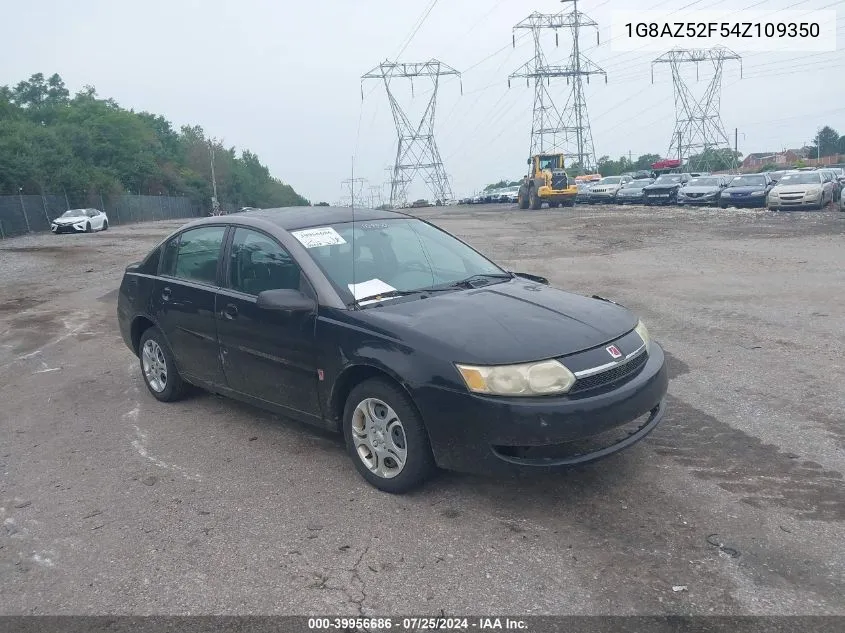 2004 Saturn Ion 2 VIN: 1G8AZ52F54Z109350 Lot: 39956686