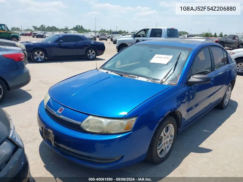 2004 Saturn Ion 2 VIN: 1G8AJ52F54Z206880 Lot: 40061890