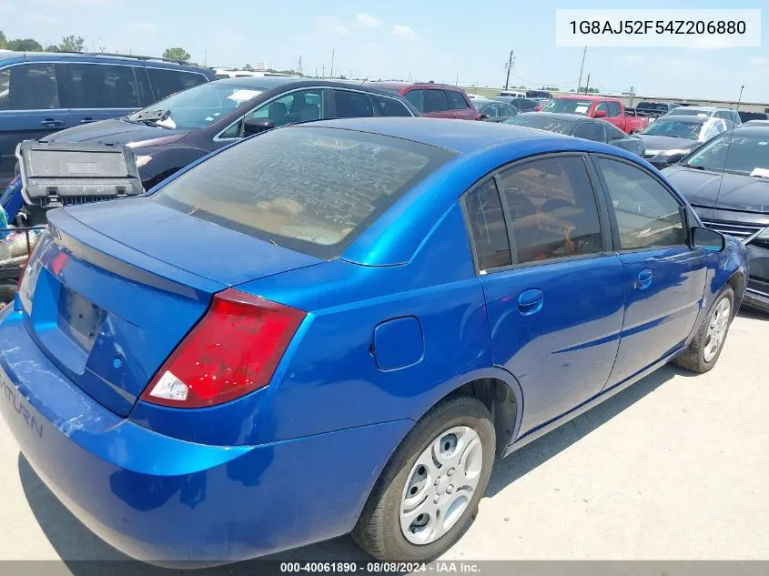 2004 Saturn Ion 2 VIN: 1G8AJ52F54Z206880 Lot: 40061890