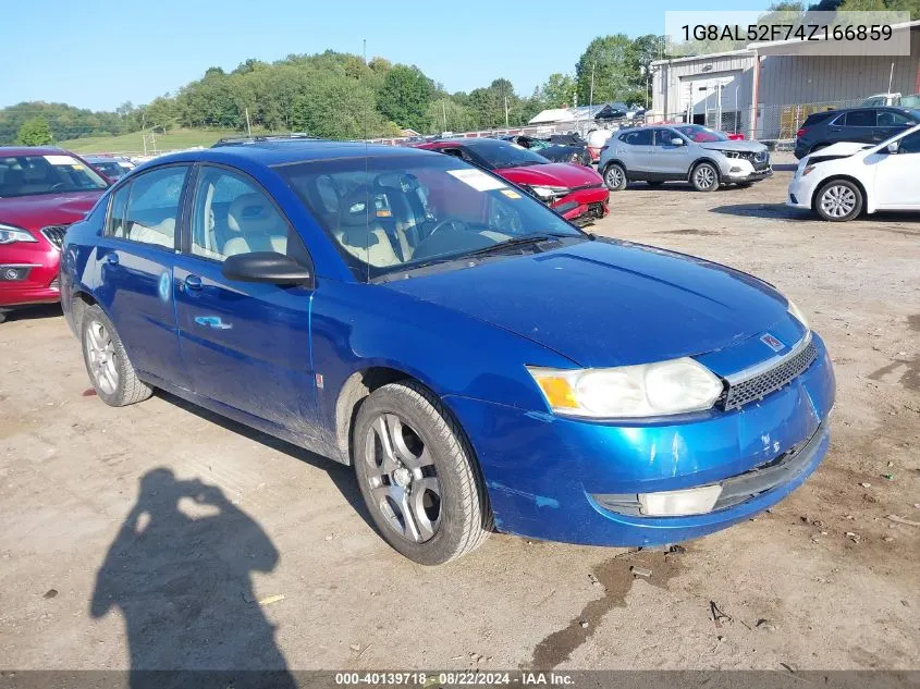 2004 Saturn Ion 3 VIN: 1G8AL52F74Z166859 Lot: 40139718