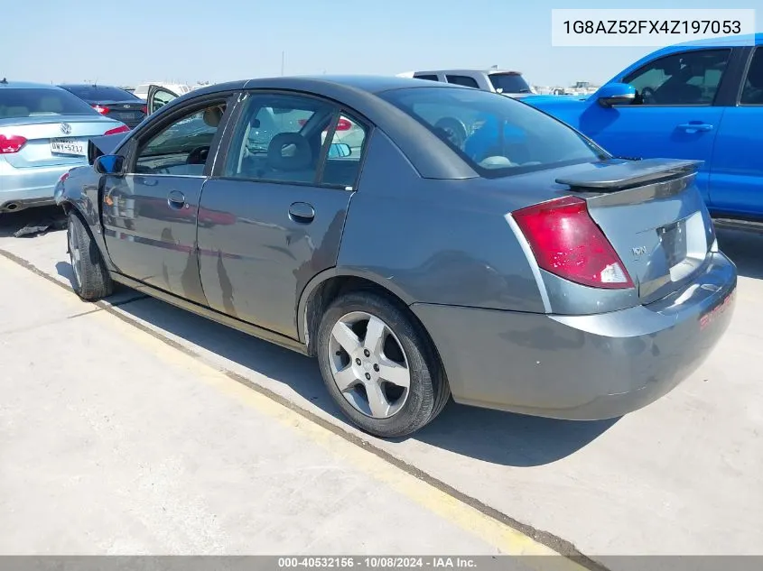 2004 Saturn Ion 2 VIN: 1G8AZ52FX4Z197053 Lot: 40532156