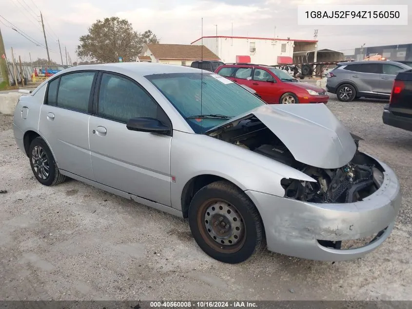 2004 Saturn Ion 2 VIN: 1G8AJ52F94Z156050 Lot: 40560008