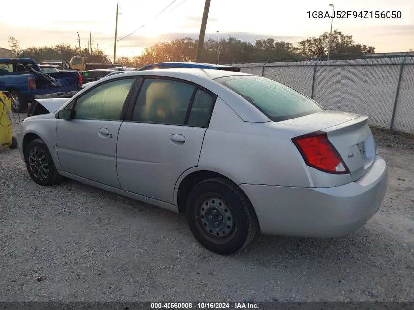 2004 Saturn Ion 2 VIN: 1G8AJ52F94Z156050 Lot: 40560008