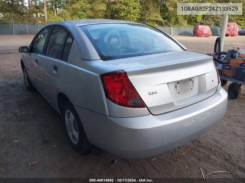 2004 Saturn Ion Level 1 VIN: 1G8AG52F24Z133529 Lot: 40614892