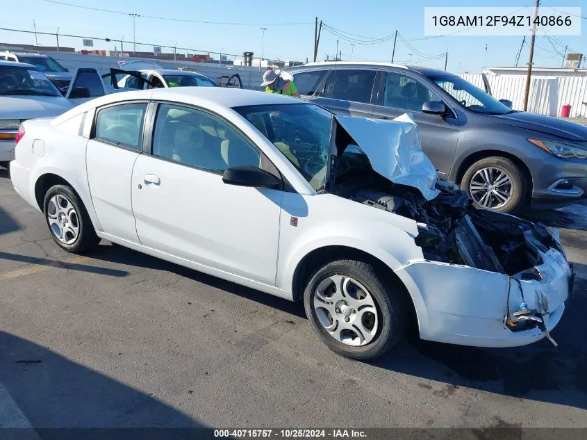 1G8AM12F94Z140866 2004 Saturn Ion 2