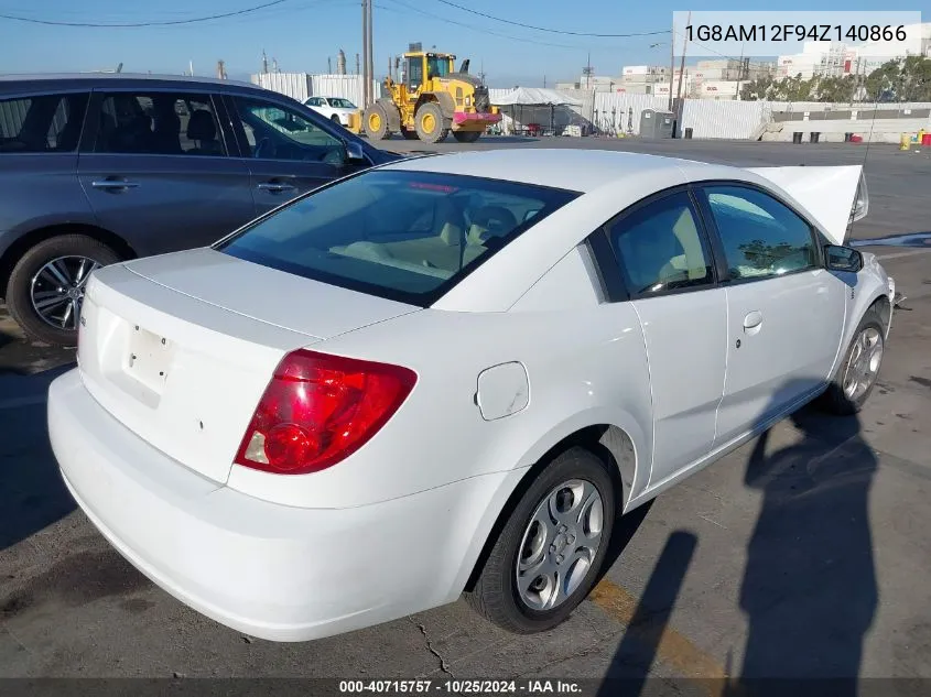 1G8AM12F94Z140866 2004 Saturn Ion 2