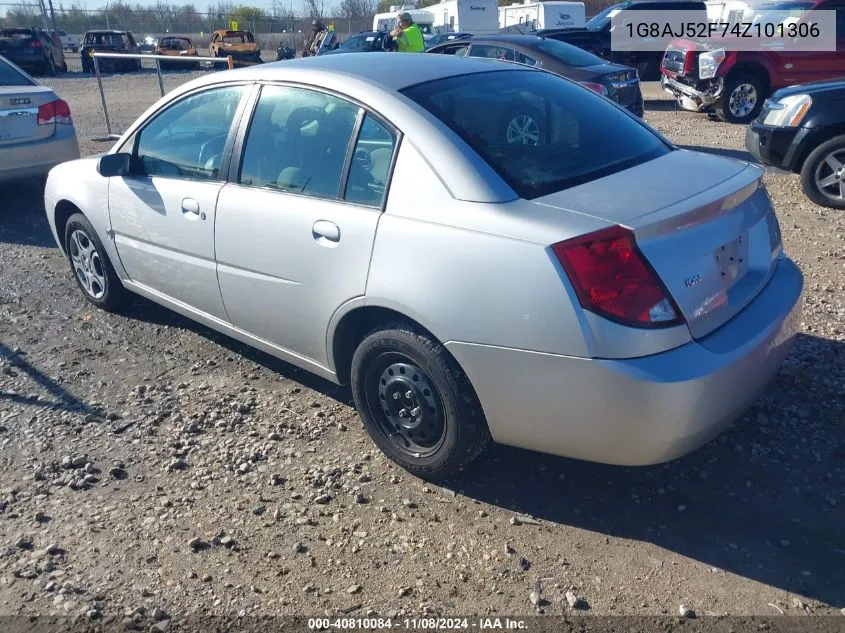 2004 Saturn Ion 2 VIN: 1G8AJ52F74Z101306 Lot: 40810084