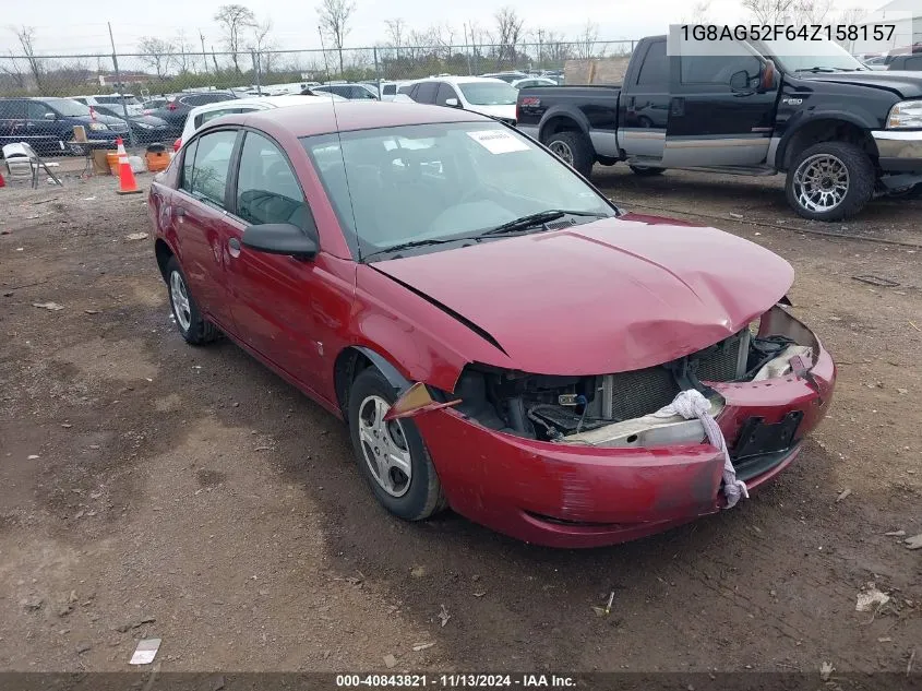 2004 Saturn Ion 1 VIN: 1G8AG52F64Z158157 Lot: 40843821