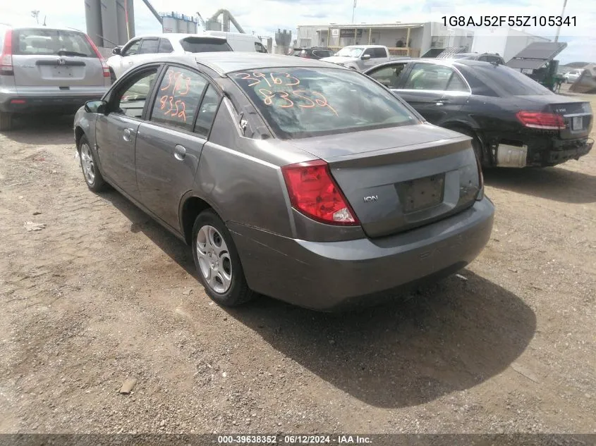 2005 Saturn Ion 2 VIN: 1G8AJ52F55Z105341 Lot: 39638352