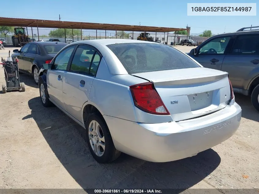 1G8AG52F85Z144987 2005 Saturn Ion 1