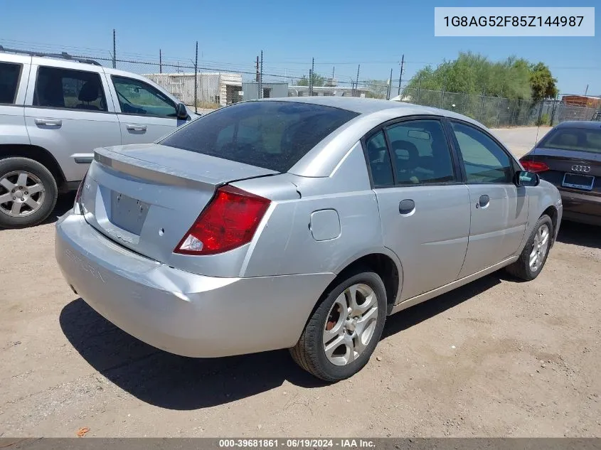 1G8AG52F85Z144987 2005 Saturn Ion 1