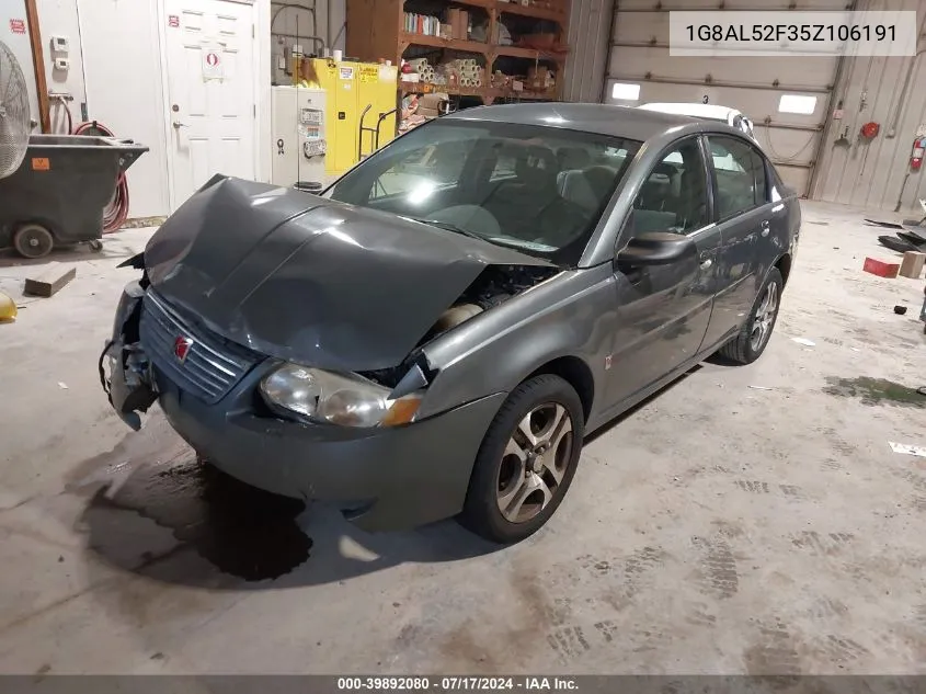 2005 Saturn Ion 3 VIN: 1G8AL52F35Z106191 Lot: 39892080