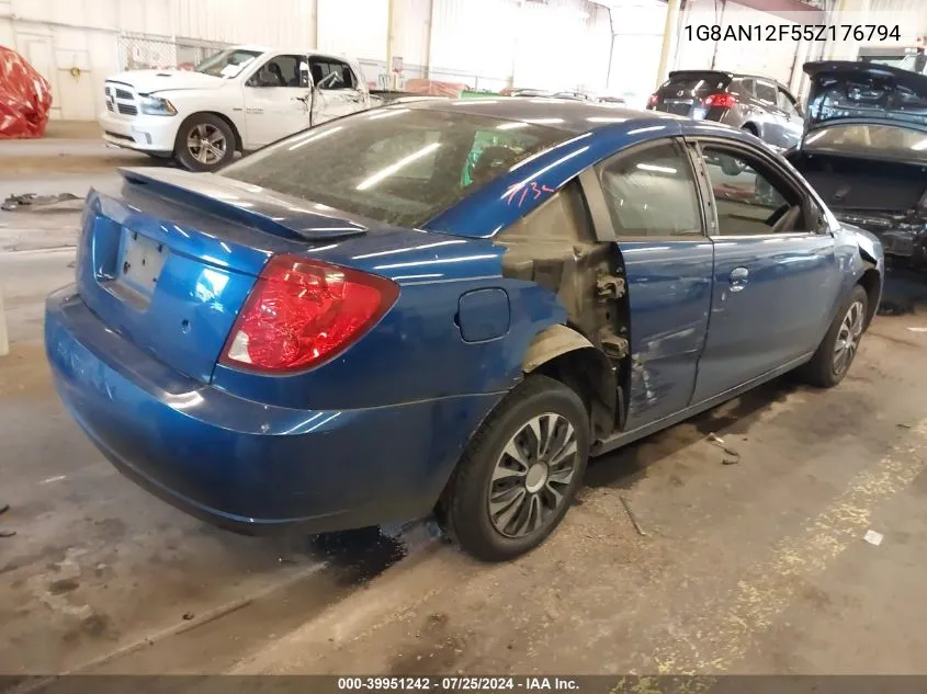 2005 Saturn Ion 2 VIN: 1G8AN12F55Z176794 Lot: 39951242