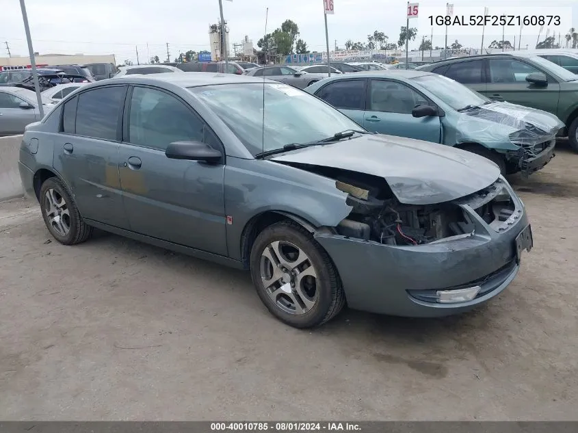 2005 Saturn Ion 3 VIN: 1G8AL52F25Z160873 Lot: 40010785