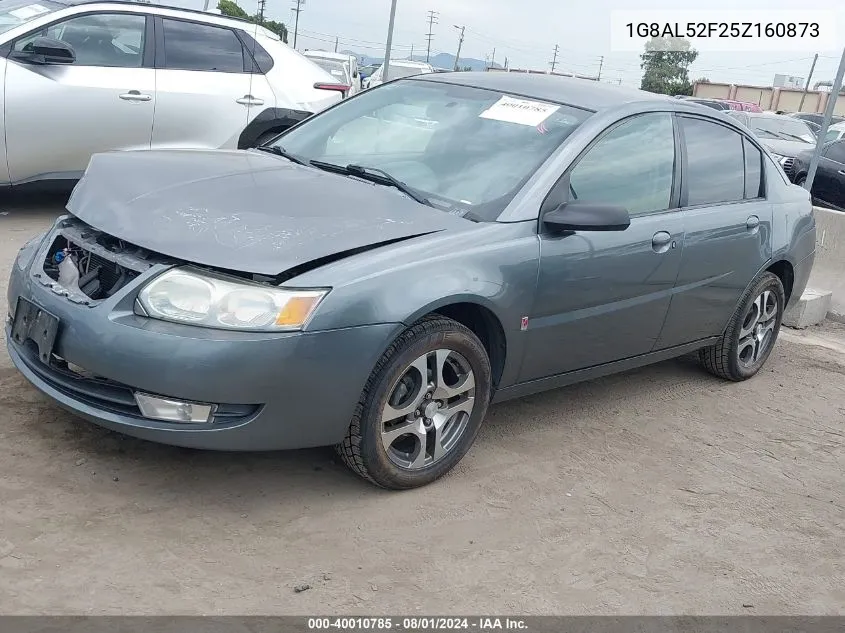 2005 Saturn Ion 3 VIN: 1G8AL52F25Z160873 Lot: 40010785