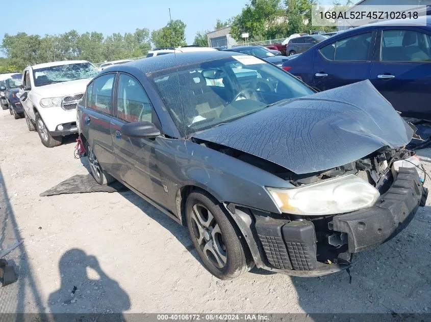 2005 Saturn Ion 3 VIN: 1G8AL52F45Z102618 Lot: 40106172