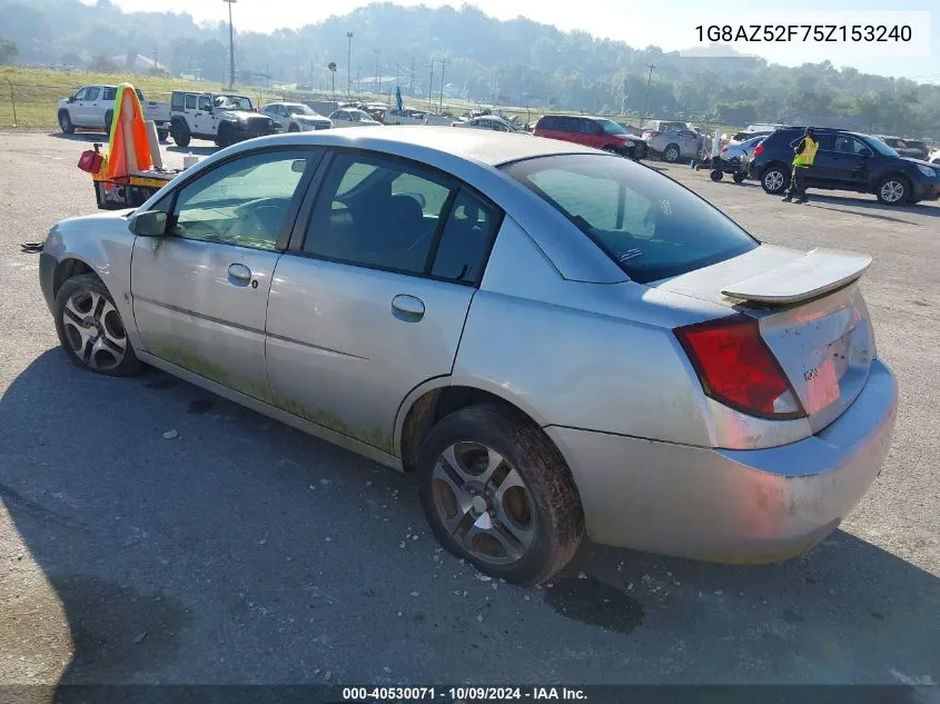 2005 Saturn Ion 2 VIN: 1G8AZ52F75Z153240 Lot: 40530071