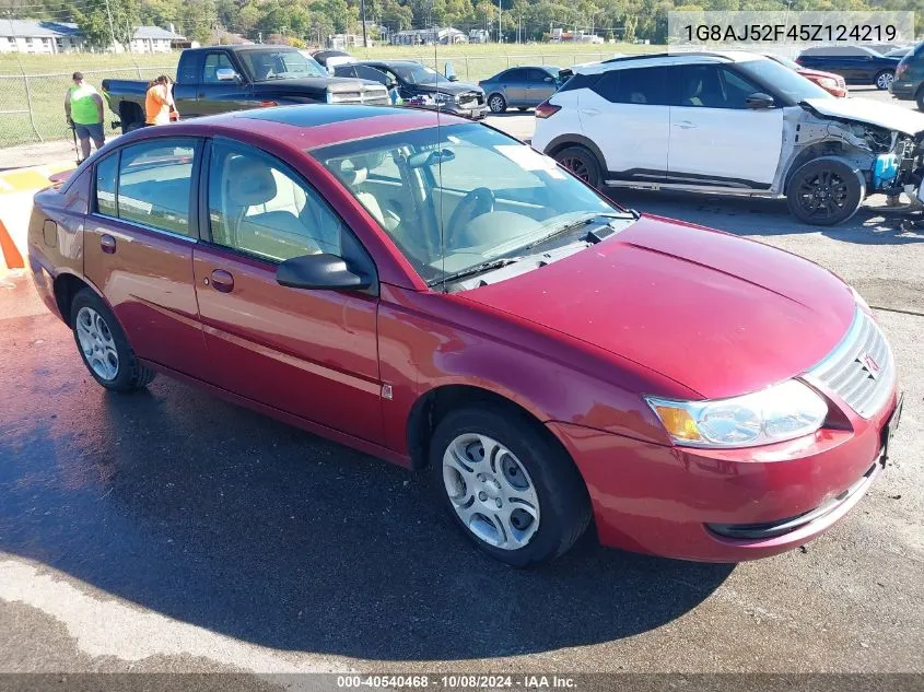 2005 Saturn Ion 2 VIN: 1G8AJ52F45Z124219 Lot: 40540468