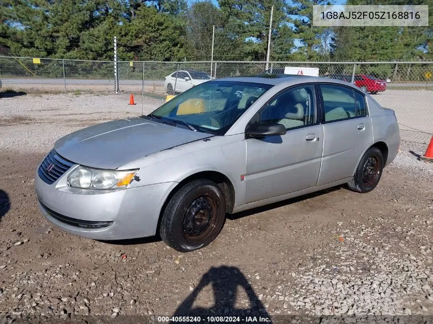 2005 Saturn Ion 2 VIN: 1G8AJ52F05Z168816 Lot: 40555240