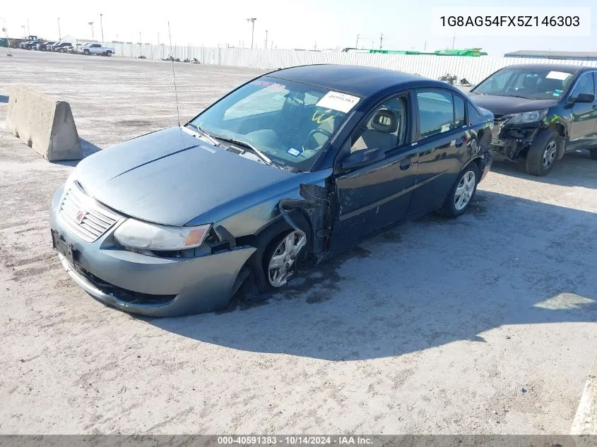 2005 Saturn Ion 1 VIN: 1G8AG54FX5Z146303 Lot: 40591383