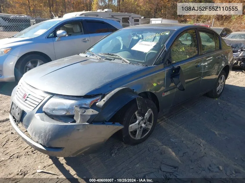 2005 Saturn Ion 2 VIN: 1G8AJ52F55Z110555 Lot: 40608007