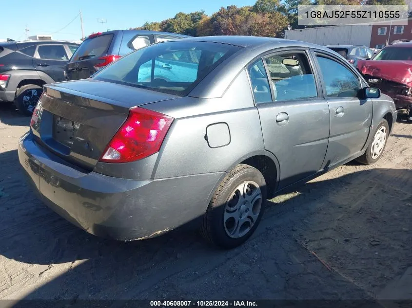 2005 Saturn Ion 2 VIN: 1G8AJ52F55Z110555 Lot: 40608007