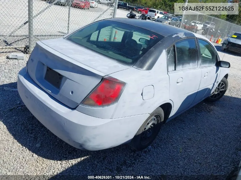 2005 Saturn Ion 2 VIN: 1G8AJ52F55Z122625 Lot: 40626301