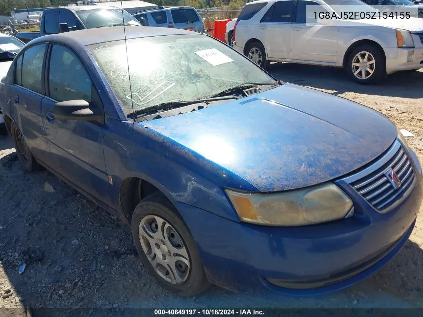 2005 Saturn Ion 2 VIN: 1G8AJ52F05Z154155 Lot: 40649197