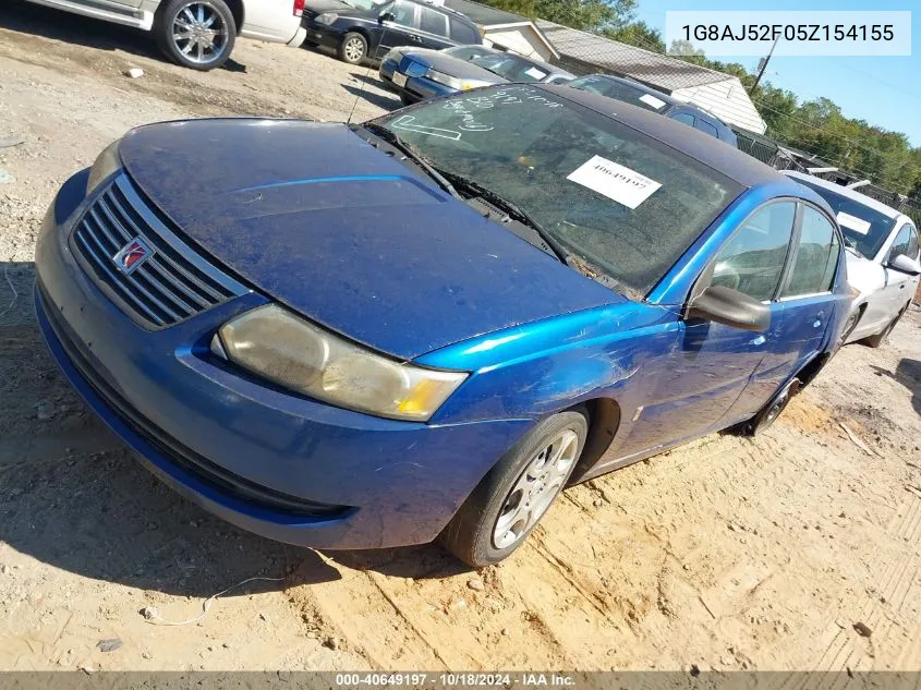 2005 Saturn Ion 2 VIN: 1G8AJ52F05Z154155 Lot: 40649197