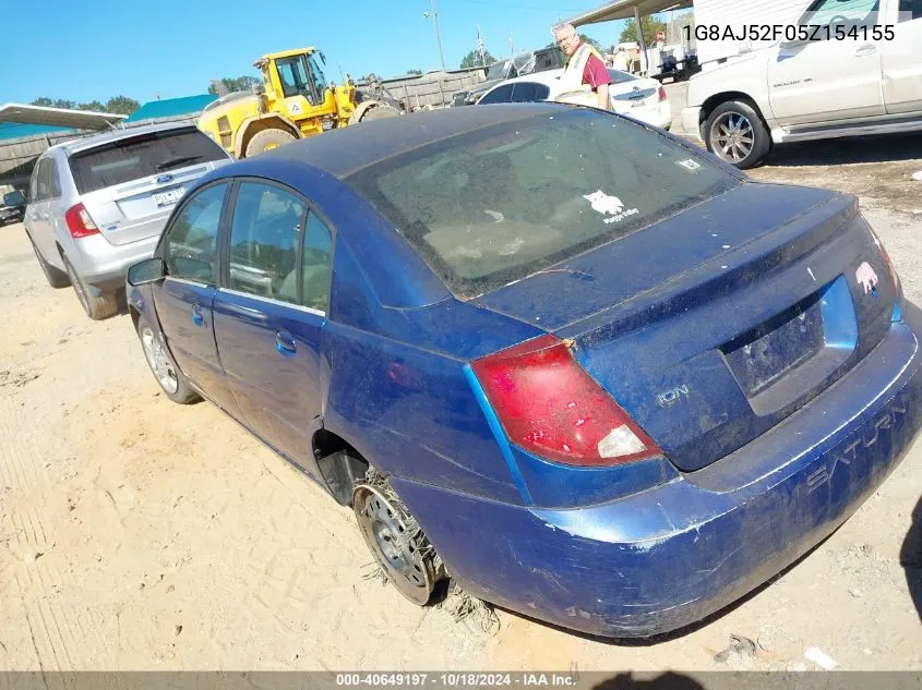 2005 Saturn Ion 2 VIN: 1G8AJ52F05Z154155 Lot: 40649197