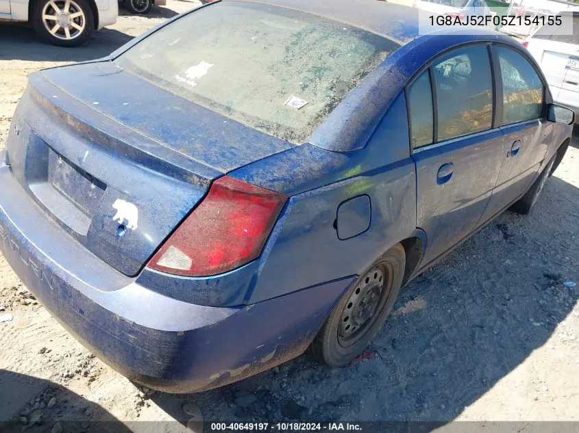 2005 Saturn Ion 2 VIN: 1G8AJ52F05Z154155 Lot: 40649197