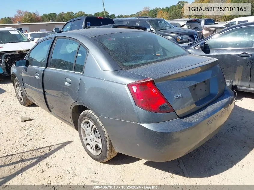 2005 Saturn Ion 2 VIN: 1G8AJ52F25Z101165 Lot: 40671810