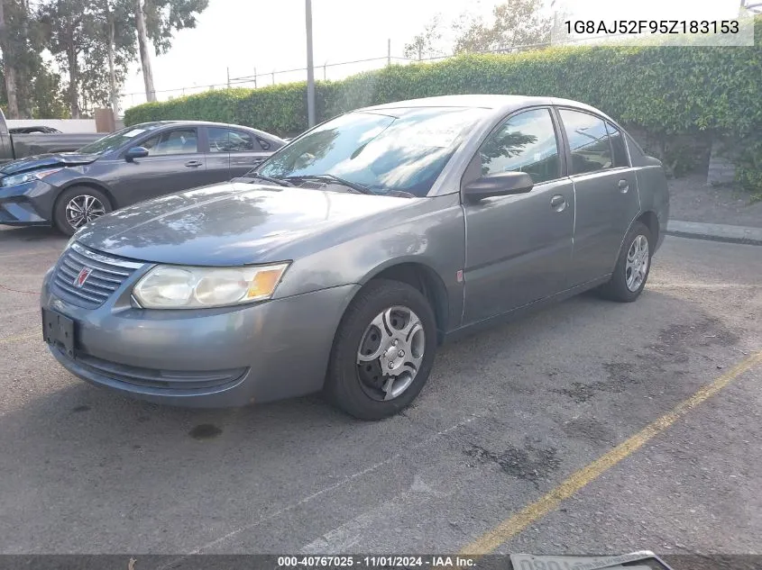 2005 Saturn Ion 2 VIN: 1G8AJ52F95Z183153 Lot: 40767025