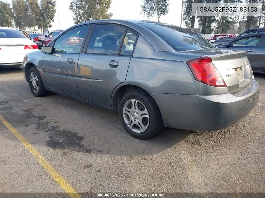 2005 Saturn Ion 2 VIN: 1G8AJ52F95Z183153 Lot: 40767025